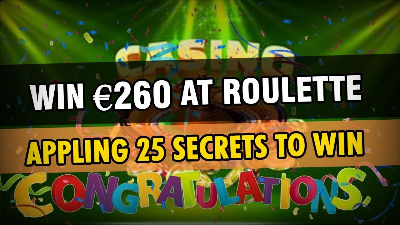 Winning at roulette: 110 EUR as NET Winning