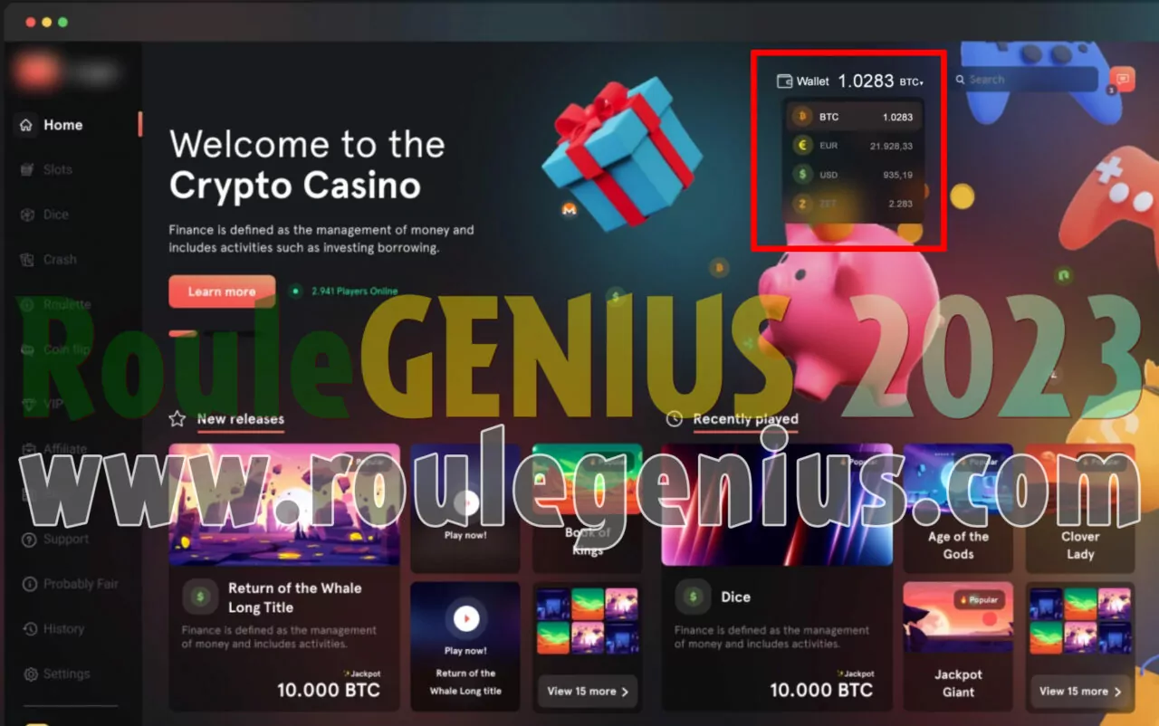 crypto income from roulegenius roulette software